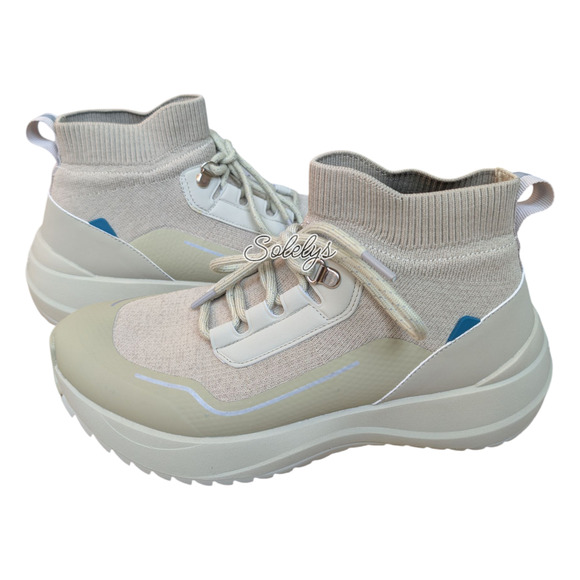 Vessi Stormburst Womens 8 Boreal Green High Top Waterproof Knit Sneaker Boot - Picture 1 of 12